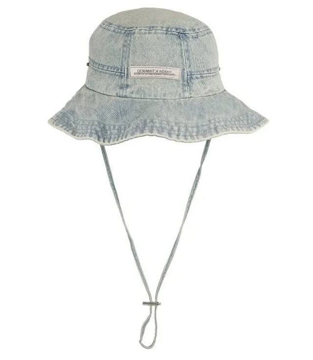 Džínová kbelíková čepice