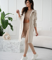 Dámský přechodný kabát parka WIKTORIA