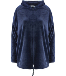 Velurová halenka BLOUSE PLUS SIZE