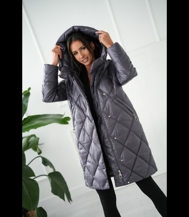 Teplý dámský zimní kabát Quilted Insulated MELANIA