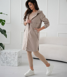 Dámský přechodný kabát parka WIKTORIA