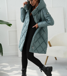 Teplý dámský zimní kabát Quilted Insulated MELANIA