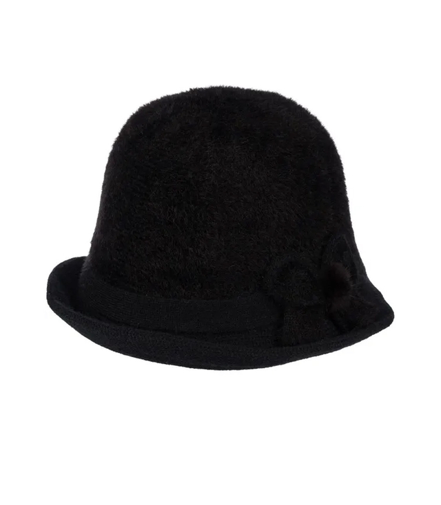 Dámský klobouk cloche s mašlí