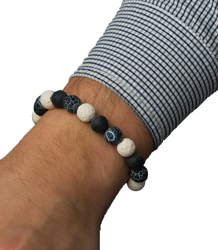 Pánský náramek s přírodními kameny