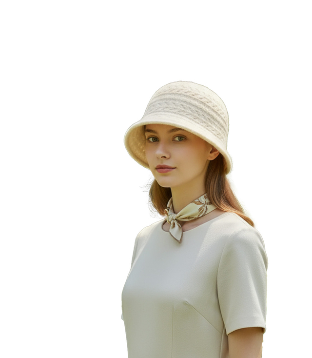 Dámský kostkovaný klobouk