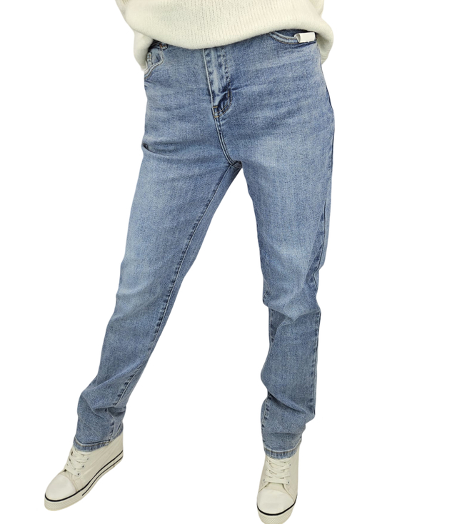 Dámské džínové kalhoty Classic jeans light blue CALLIE