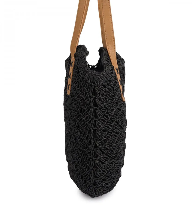 Dámská plážová taška boho openwork pro letní košík shopper