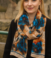 Dámský vzorovaný šátek 70x180