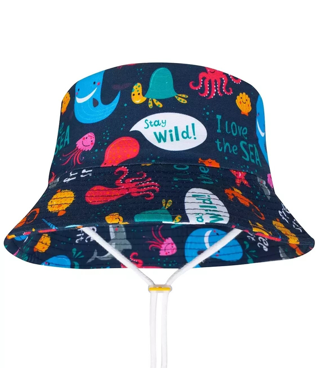 Dětský klobouk BUCKET HAT s potiskem