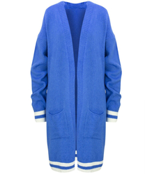 Teplý měkký svetr LONG s pruhy