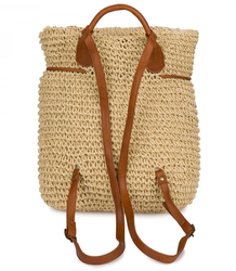 Batoh boho pletené slámy letní stylové pro léto 