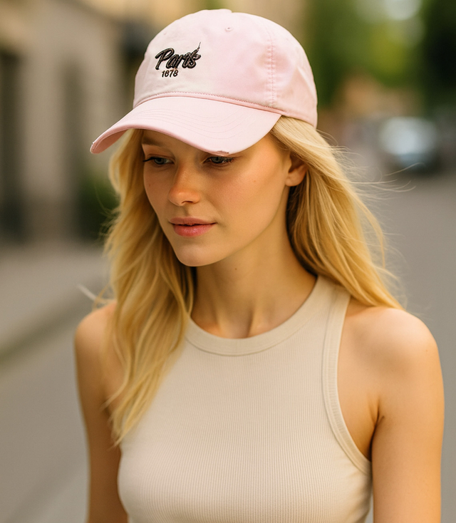 Baseballová čepice s ozdobnou nášivkou PARIS