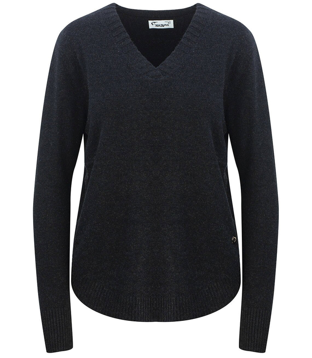 Klasický hladký teplý svetr SEREK