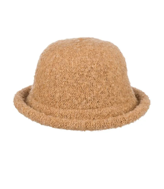 Dámský klobouk z měkké plyšové látky