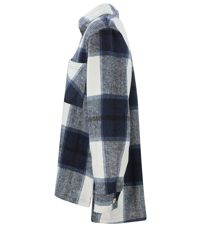 Košile Módní kostkovaná bunda