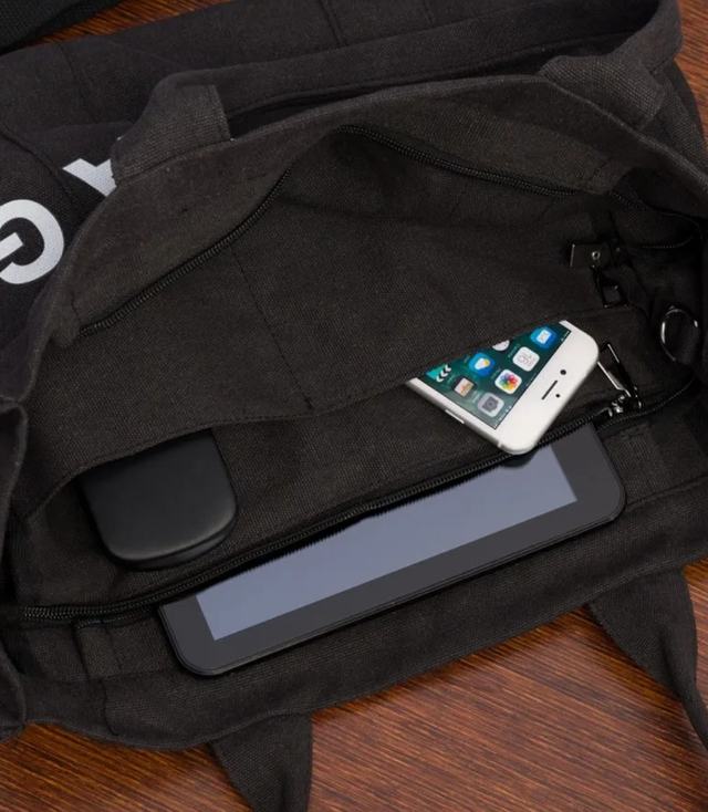 Velká jednobarevná nákupní taška s nápisem "My Bestbag