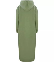 Dlouhé mikinové oversize šaty