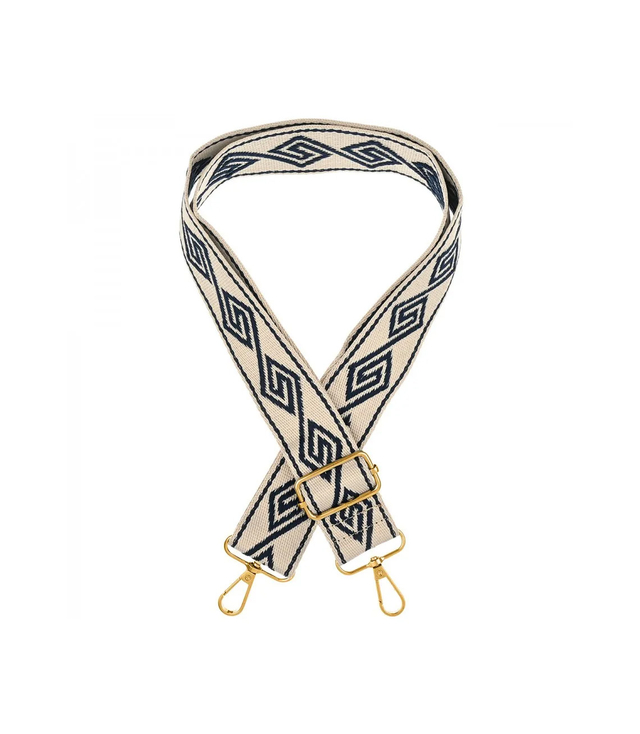 Módní pletený široký popruh kabelky nastavitelný