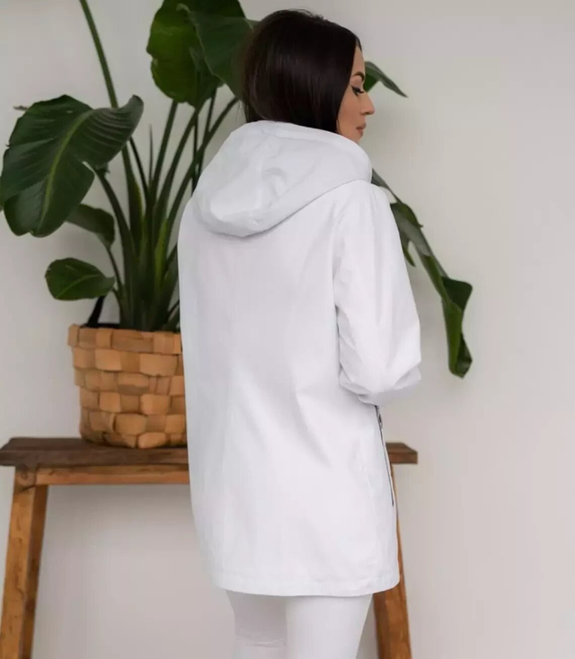 Dámská přechodná bunda s kapucí AGATA