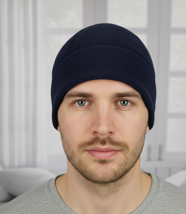 Pánská fleecová čepice BASIC stylová