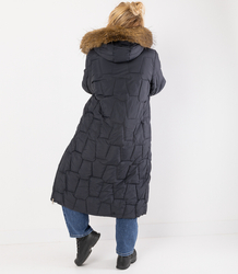 Dlouhá prošívaná zimní bunda URBAN LONG PUFF