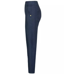 Látkové kalhoty s vysokým pasem Jeggings