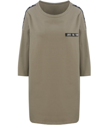 Rovné mikinové tunikové šaty PLUS SIZE