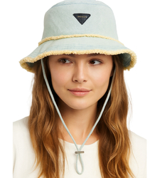 Džínová kbelíková čepice