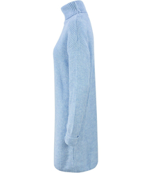 Jednobarevný pletený svetr šaty GOLF