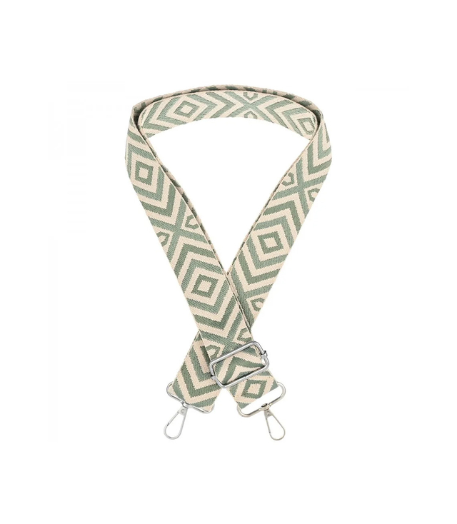 Módní pletený široký popruh kabelky nastavitelný