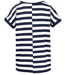 Pruhované tričko s krátkým rukávem a kapsou MIRACLE