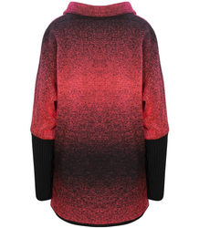 Teplý kabát bunda OMBRE svetr