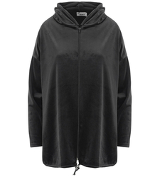 Velurová halenka BLOUSE PLUS SIZE