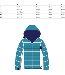 WINTER QUEEN teplá zimní bunda delší bomber bunda