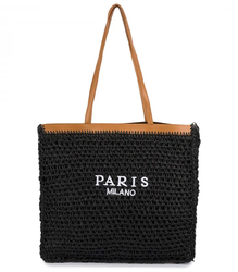 Kostkovaná nákupní taška PARIS MILANO