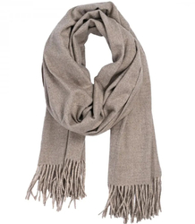 Šála Silná šála se střapci jednobarevná teplá měkká 200x70 cm