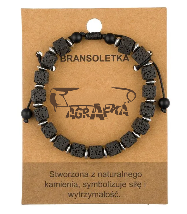 Pánský náramek s přírodními kameny