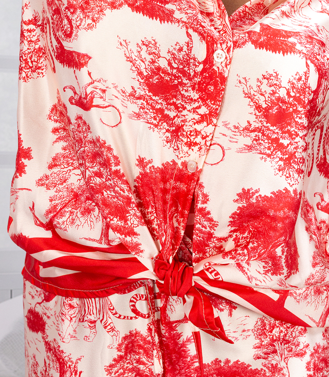 Elegantní dámská souprava s potiskem toile de Jouy " COLETTE