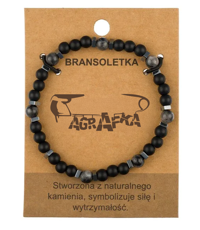 Pánský náramek s přírodními kameny