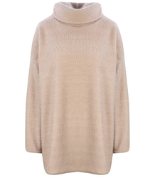 Volný svetr s rolákem nadýchaný teplý GOLF