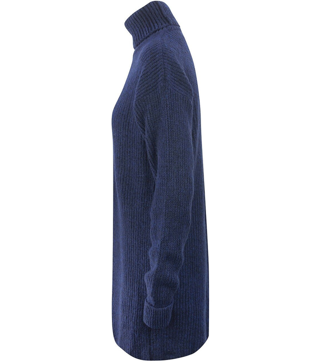 Jednobarevný pletený svetr šaty GOLF