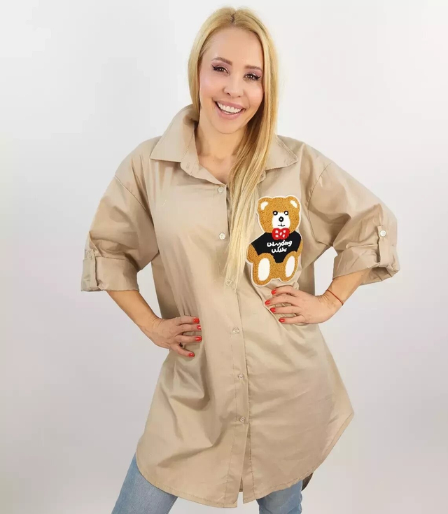 Dlouhá tunika s medvídkem