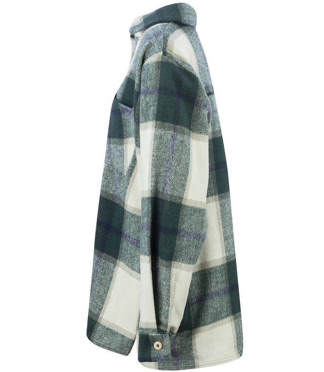 Košile Módní kostkovaná bunda