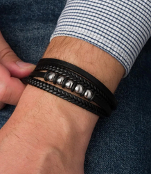 Pánské náramky ideální pro dárek pletené