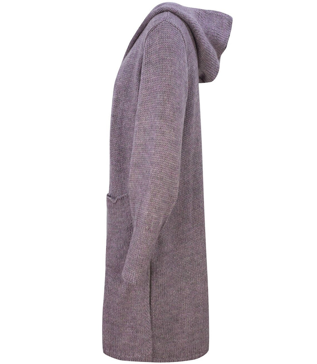 Dlouhý tlustý svetr CARDIGAN bufetový rukáv