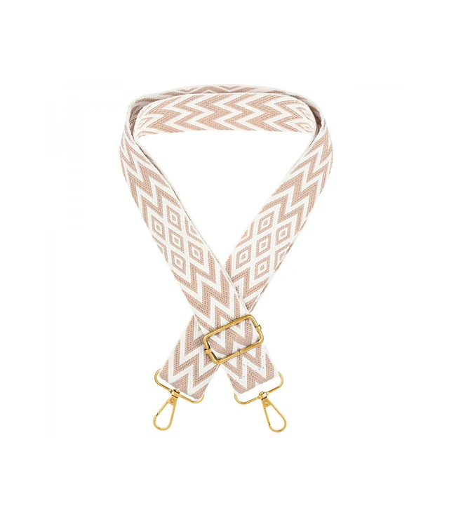 Módní pletený široký popruh kabelky nastavitelný