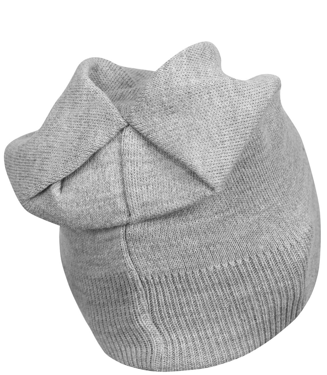 Teplá pletená dámská čepice se zirkony