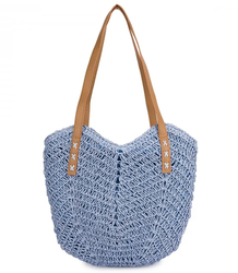 Dámská plážová taška boho openwork pro letní košík shopper