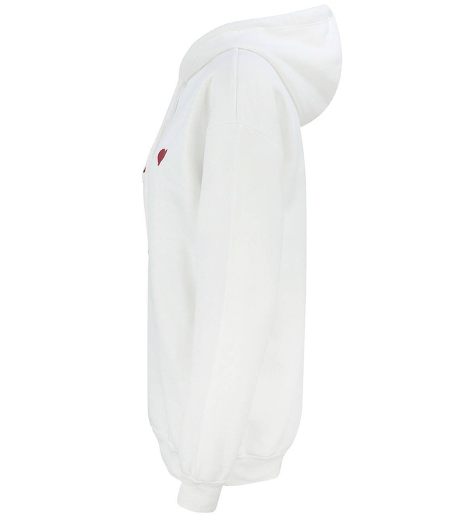 Silná mikina s kapucí OVERSIZE love HEART