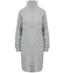 Jednobarevný pletený svetr šaty GOLF